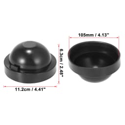 uxcell 2Pcs 55/60/65/70/75/80/83/85/90/95/100/105mm Dia Rubber Housing Seal Cap Dust Cover for Car LED HID Headlight Lamp