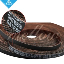 Mellow High Quality 3D Printer Part GATES-LL-2GT Gear Synchronous Belt GT2 Width 6MM 9MM 10MM Timing Belt Wear Resistant for BLV