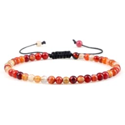 4mm Natural Mini Beads Bracelets for Women Men Round Agates Onyx Stone Yoga Braided Bracelet Elastic Charm Bangle Prayer Jewelry