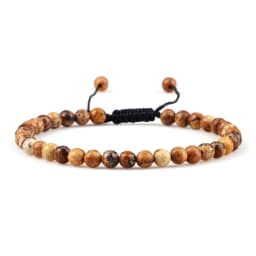 4mm Natural Mini Beads Bracelets for Women Men Round Agates Onyx Stone Yoga Braided Bracelet Elastic Charm Bangle Prayer Jewelry