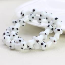 10pcs 10x13mm 12x18mm Mushroom Shape Lampwork Glass Loose Beads for DIY Crafts Jewelry Making Findings Handmade Jewelry Beads