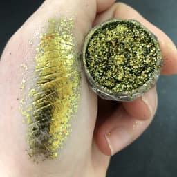 1 Jar AURORA Chrome Nail Art Flakes Multi Chrome Chameleon Peacock Galaxy Chrome Flakes Nail Art Mirror Powder Pigment