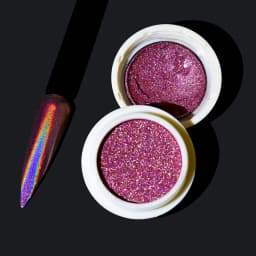 1 Jar AURORA Chrome Nail Art Flakes Multi Chrome Chameleon Peacock Galaxy Chrome Flakes Nail Art Mirror Powder Pigment