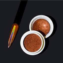1 Jar AURORA Chrome Nail Art Flakes Multi Chrome Chameleon Peacock Galaxy Chrome Flakes Nail Art Mirror Powder Pigment