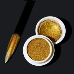 1 Jar AURORA Chrome Nail Art Flakes Multi Chrome Chameleon Peacock Galaxy Chrome Flakes Nail Art Mirror Powder Pigment