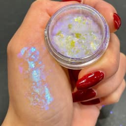 1 Jar AURORA Chrome Nail Art Flakes Multi Chrome Chameleon Peacock Galaxy Chrome Flakes Nail Art Mirror Powder Pigment