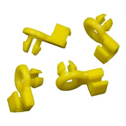Universal Auto Door Lock Rod Clip Driver Side Handle Retainer fits 3mm 4mm Hole Plastic Rivet Fasteners Retainers Car Wire Clip