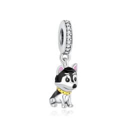 Original 925 Sterling Silver Charm Love Dog Puppy Cat Paw Pendant Charms Fit Brand Bracelets Necklaces Diy Jewelry For Women