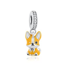 Original 925 Sterling Silver Charm Love Dog Puppy Cat Paw Pendant Charms Fit Brand Bracelets Necklaces Diy Jewelry For Women