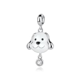 Original 925 Sterling Silver Charm Love Dog Puppy Cat Paw Pendant Charms Fit Brand Bracelets Necklaces Diy Jewelry For Women
