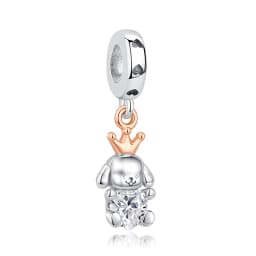 Original 925 Sterling Silver Charm Love Dog Puppy Cat Paw Pendant Charms Fit Brand Bracelets Necklaces Diy Jewelry For Women