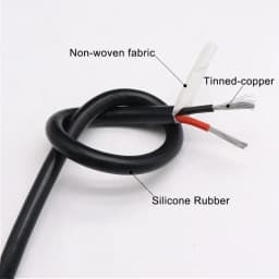 1M Flexible Silicone Rubber Cable Sq 0.3 0.5 0.75 Tinned Copper 1 1.5 2 2.5 4 6mm 2 3 4 6 Cores Soft High Temperature Wire