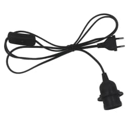 Lamp Base Holder Power Cord Cable 1.8m E27 EU Hanging Pendant LED Light Fixture Lamp Bulbs Socket Cord Adapters With Switch 220V