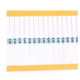 20PCS 1W Metal Film Resistor 1% Five-color Ring Power Resistor 0.1~1M 2 4.7 10R 47 100 220 360 470 1K 2.2K 10K 22K 4.7K 100K Ohm