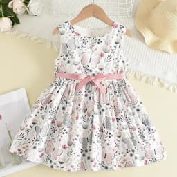 Bear Leader Floral Girls Dress Floral Kids Dresses Girls Princess Dress Children Clothes Girls Dress Casual Wear 3 7Y Vestido
