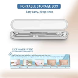 4PCS Stainless Steel Blackhead Remover Extraction Pimple Comedone Acne Extractor Whitehead Blemish Popper Kit
