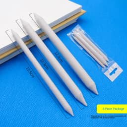 3/6pcs/set Blending Smudge Stump Stick Tortillon Sketch Art White Drawing Charcoal Sketcking Tool Rice Paper Pen Artist Supplies