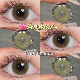 Hot! MAGISTER Natural Colored Contact Lenses Roze Beige Brown Contact Eyes Lens Ochre Lens Suitable All Occasions 14.0mm 6Months