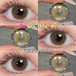 Hot! MAGISTER Natural Colored Contact Lenses Roze Beige Brown Contact Eyes Lens Ochre Lens Suitable All Occasions 14.0mm 6Months