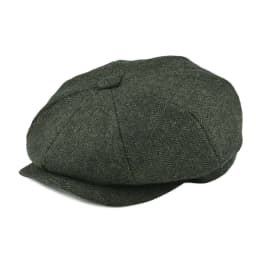 BOTVELA Wool Tweed Newsboy Cap Herringbone Men British Gatsby Retro Hat Driver Flat Cap for Male Vintage Herringbone Beret