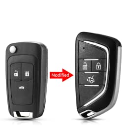 KEYYOU Remote Car Key Case For Chevrolet Cruze for OPEL Insignia Astra Zafira Mokka Agila Corsa Meriva Signum Tigra Mando