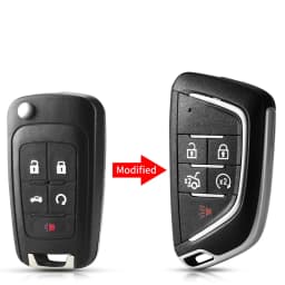 KEYYOU Remote Car Key Case For Chevrolet Cruze for OPEL Insignia Astra Zafira Mokka Agila Corsa Meriva Signum Tigra Mando