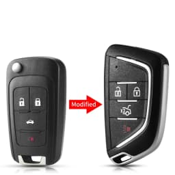 KEYYOU Remote Car Key Case For Chevrolet Cruze for OPEL Insignia Astra Zafira Mokka Agila Corsa Meriva Signum Tigra Mando