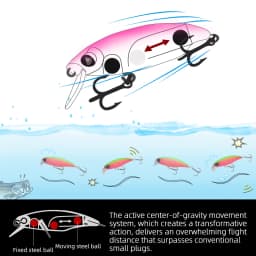 TSURINOYA Fishing Lure DW69 Sinking Minnow Hard Bait 48S 48mm 3.3g Fishing Wobblers Jerkbait Bass Trout Lure Swimbait