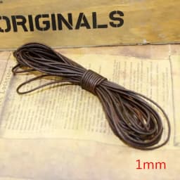2meter 1-8mm Retro Brown Real Genuine Leather Cord Round Flat Rope String For DIY Necklace Bracelet Jewelry Making Accessories