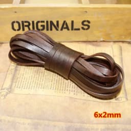 2meter 1-8mm Retro Brown Real Genuine Leather Cord Round Flat Rope String For DIY Necklace Bracelet Jewelry Making Accessories