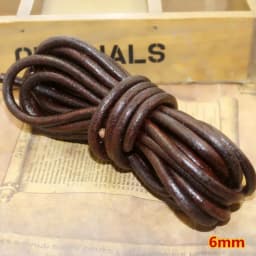 2meter 1-8mm Retro Brown Real Genuine Leather Cord Round Flat Rope String For DIY Necklace Bracelet Jewelry Making Accessories