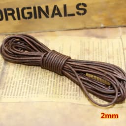 2meter 1-8mm Retro Brown Real Genuine Leather Cord Round Flat Rope String For DIY Necklace Bracelet Jewelry Making Accessories