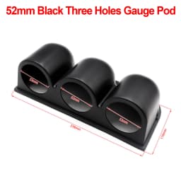 2INCH 52mm Universal Car Meters Holder Black Single Double Triple  Car Gauge Pod for Left Right Drive Car for 2 Inch 52mm Gauges