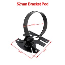 2INCH 52mm Universal Car Meters Holder Black Single Double Triple  Car Gauge Pod for Left Right Drive Car for 2 Inch 52mm Gauges
