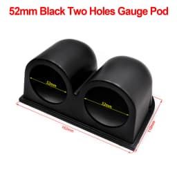2INCH 52mm Universal Car Meters Holder Black Single Double Triple  Car Gauge Pod for Left Right Drive Car for 2 Inch 52mm Gauges