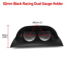 2INCH 52mm Universal Car Meters Holder Black Single Double Triple  Car Gauge Pod for Left Right Drive Car for 2 Inch 52mm Gauges