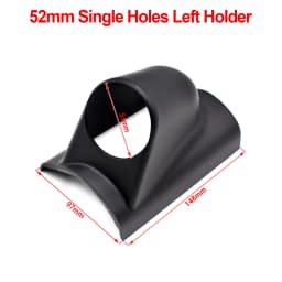 2INCH 52mm Universal Car Meters Holder Black Single Double Triple  Car Gauge Pod for Left Right Drive Car for 2 Inch 52mm Gauges