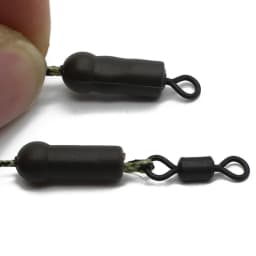 20Pcs Carp Fishing Buffer Beads Round Head Rubber Beads Hair Rig Sleeves Knot Protector Beads Helicopter Rigs Tackle Accessories