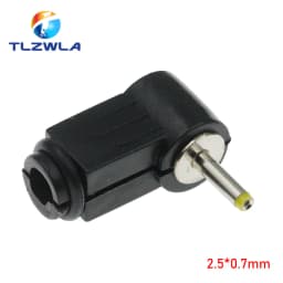 10Pcs DC plug 90 degree elbow 5.5*2.1mm DC power plug wiring assembly 5.5*2.5mm welding wire type 4.8x1.7mm 4.0x1.7mm 3.5x1.35mm