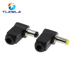 10Pcs DC plug 90 degree elbow 5.5*2.1mm DC power plug wiring assembly 5.5*2.5mm welding wire type 4.8x1.7mm 4.0x1.7mm 3.5x1.35mm