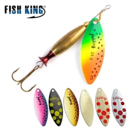 NGB Spinner Lure Bait Long Cast 18g 24g Spoon Lures Pike Metal Fishing Lure Bass Hard Bait With Hooks