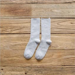 1 Pair Women Cotton Loose Socks Autumn Winter Knitting Solid Color Long Black Pink Korean Japanese Student Girls Stockings Retro