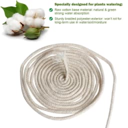 3/5/10m 2mm/3mm/4mm/5mm/6mm/8mm Round Cotton Alcohol Wick Oil Lamp Wicks Burner For Glass Oil Lamps Accessories