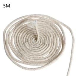 3/5/10m 2mm/3mm/4mm/5mm/6mm/8mm Round Cotton Alcohol Wick Oil Lamp Wicks Burner For Glass Oil Lamps Accessories