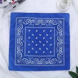 New Headbands Unisex Cotton Bandana Head Scarf Headwraps for Women Designer Headwear Double Sided Head Wrap Men Masks Face Scarf