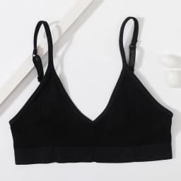 Seamless Tube Top Women's Ribbed V-Neck Wireless Bralette U-Back Daily Wear Bra Sexy Lingerie Adjust Straps Sports Underwear M-L