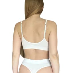Seamless Tube Top Women's Ribbed V-Neck Wireless Bralette U-Back Daily Wear Bra Sexy Lingerie Adjust Straps Sports Underwear M-L