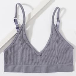 Seamless Tube Top Women's Ribbed V-Neck Wireless Bralette U-Back Daily Wear Bra Sexy Lingerie Adjust Straps Sports Underwear M-L
