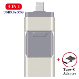 OTG Usb Flash Drive for Phone 256G 512G 128G USB 3.0 Memory Stick External Storage for Phone/Android/Type C/Windows Device4 in 1