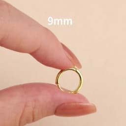Aide 925 Sterling Silver Rose Gold Small Hoop Earrings For Women Girls Gift Wedding Engagement Party Gift Smooth Ear Bone Buckle